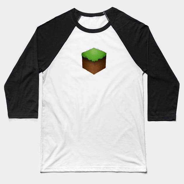 Minecraft Block Baseball T-Shirt by skinsbyme